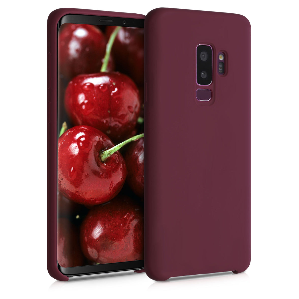kwmobile Handyhülle für Samsung Galaxy S9 Plus Hülle - Case Silikon - Kabelloses Laden - Schutzhülle Cover