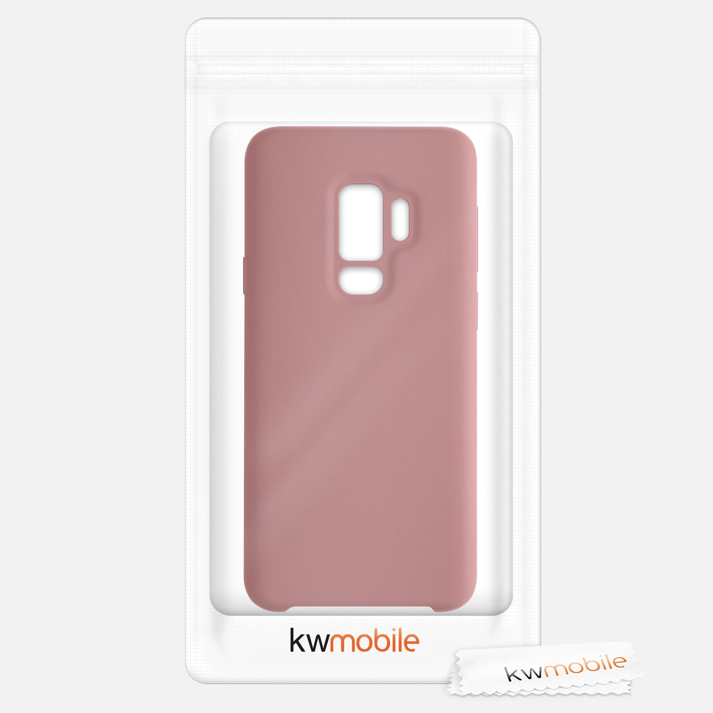 kwmobile Handyhülle für Samsung Galaxy S9 Plus Hülle - Case Silikon - Kabelloses Laden - Schutzhülle Cover