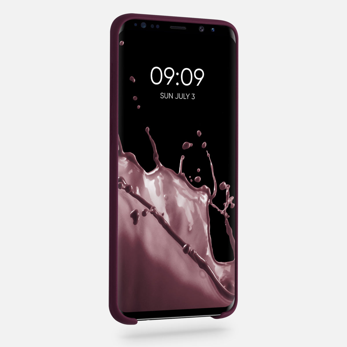 kwmobile Handyhülle für Samsung Galaxy S9 Plus Hülle - Case Silikon - Kabelloses Laden - Schutzhülle Cover