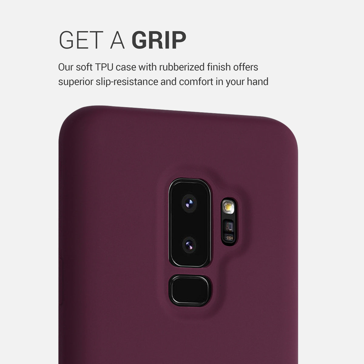kwmobile Handyhülle für Samsung Galaxy S9 Plus Hülle - Case Silikon - Kabelloses Laden - Schutzhülle Cover