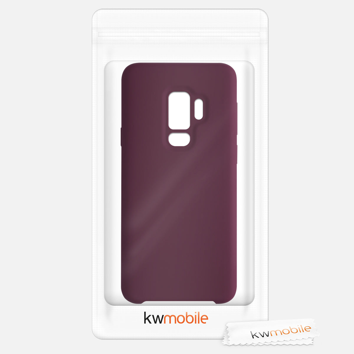 kwmobile Handyhülle für Samsung Galaxy S9 Plus Hülle - Case Silikon - Kabelloses Laden - Schutzhülle Cover