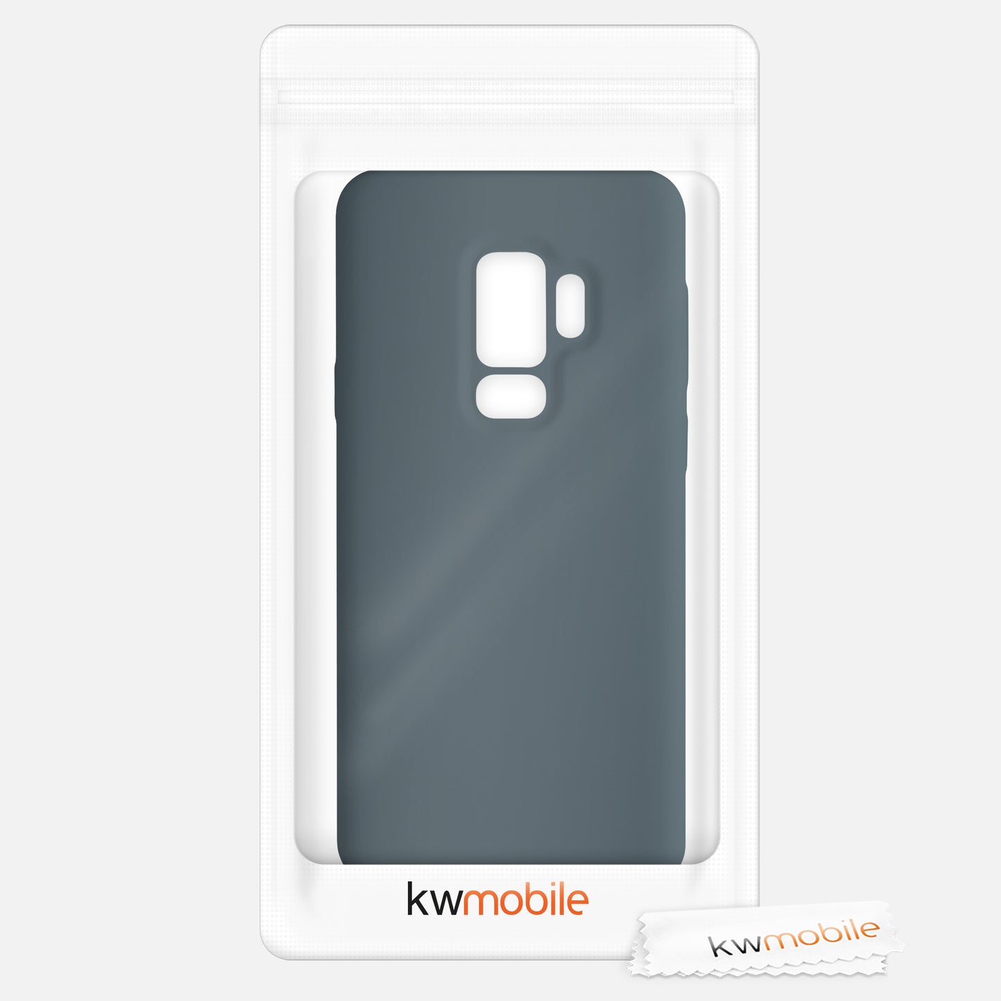 kwmobile Handyhülle für Samsung Galaxy S9 Plus Hülle - Case Silikon - Kabelloses Laden - Schutzhülle Cover