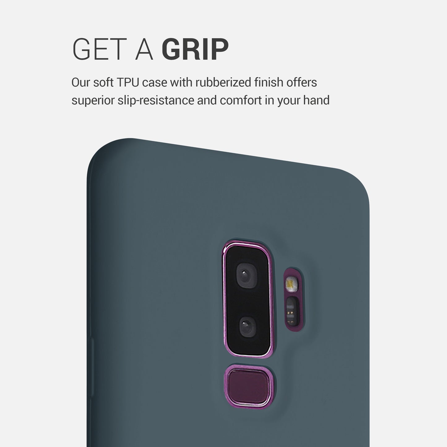 kwmobile Handyhülle für Samsung Galaxy S9 Plus Hülle - Case Silikon - Kabelloses Laden - Schutzhülle Cover