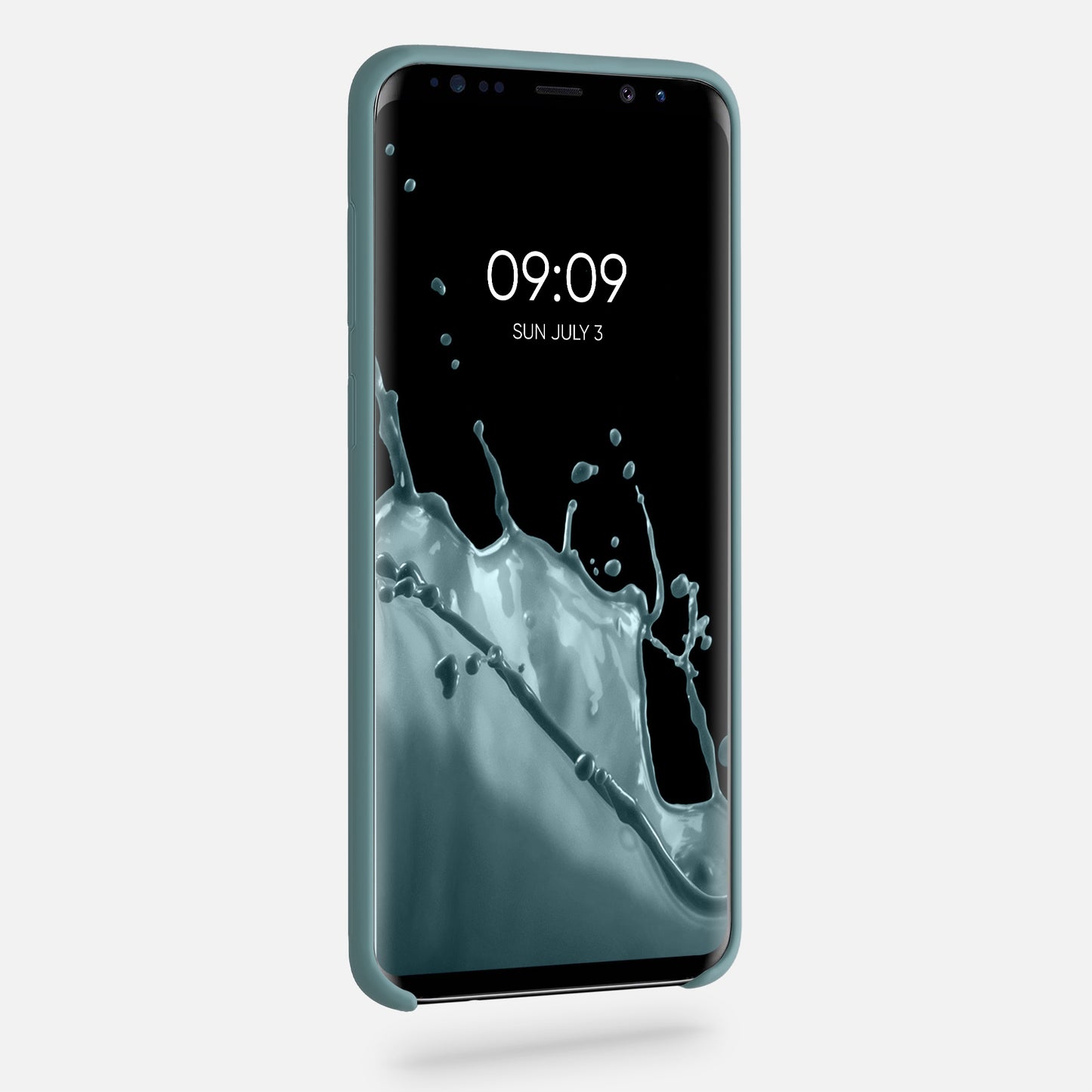 kwmobile Handyhülle für Samsung Galaxy S9 Plus Hülle - Case Silikon - Kabelloses Laden - Schutzhülle Cover
