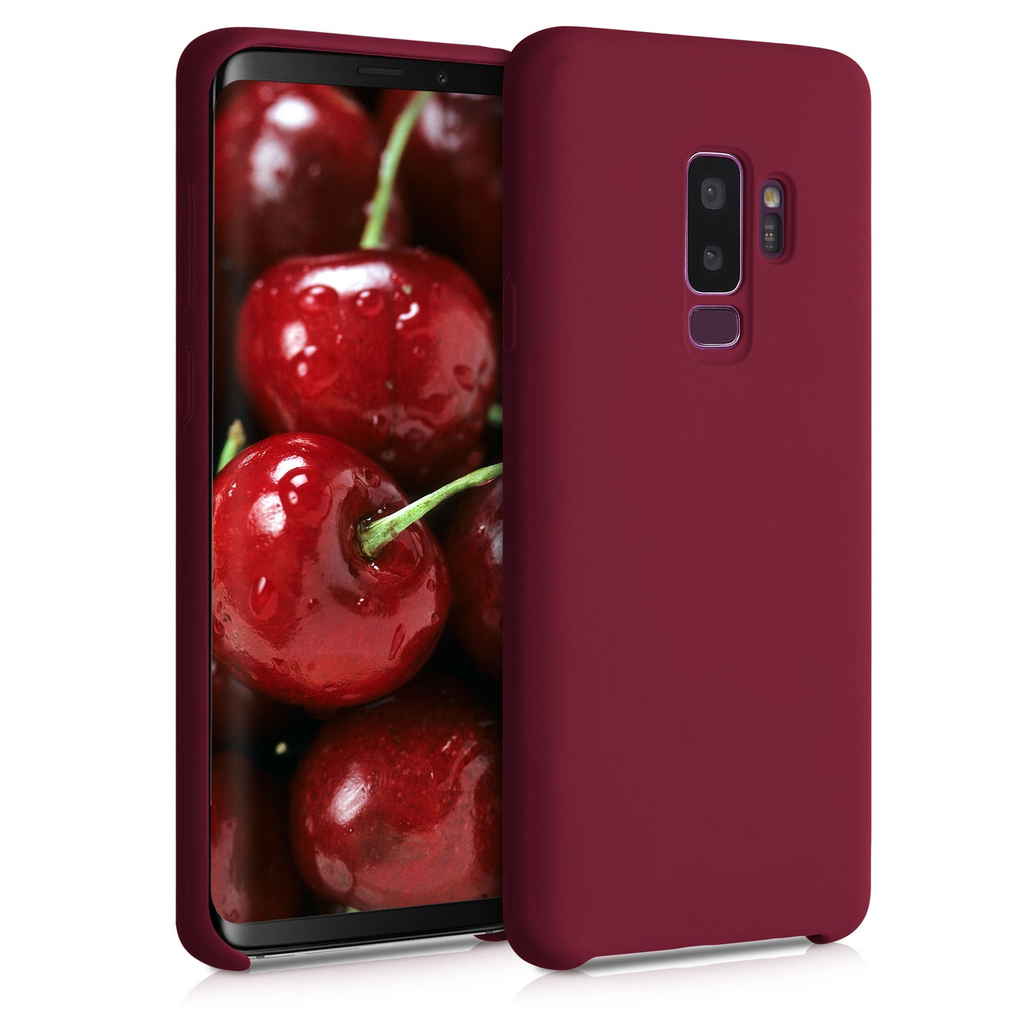 kwmobile Handyhülle für Samsung Galaxy S9 Plus Hülle - Case Silikon - Kabelloses Laden - Schutzhülle Cover