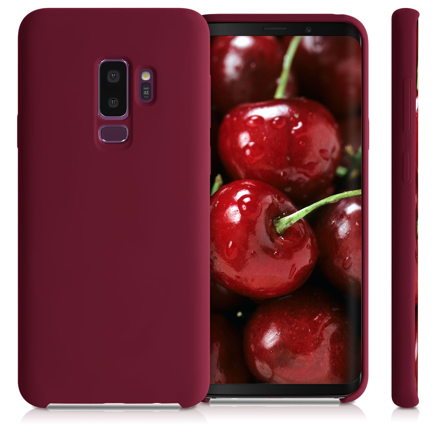 kwmobile Handyhülle für Samsung Galaxy S9 Plus Hülle - Case Silikon - Kabelloses Laden - Schutzhülle Cover