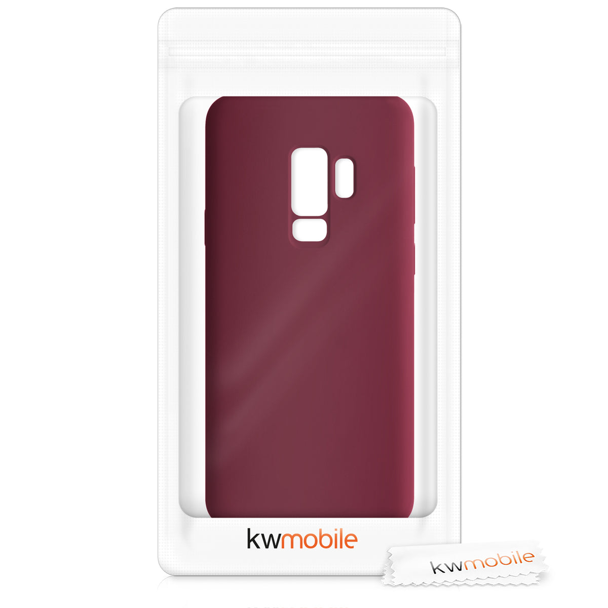 kwmobile Handyhülle für Samsung Galaxy S9 Plus Hülle - Case Silikon - Kabelloses Laden - Schutzhülle Cover