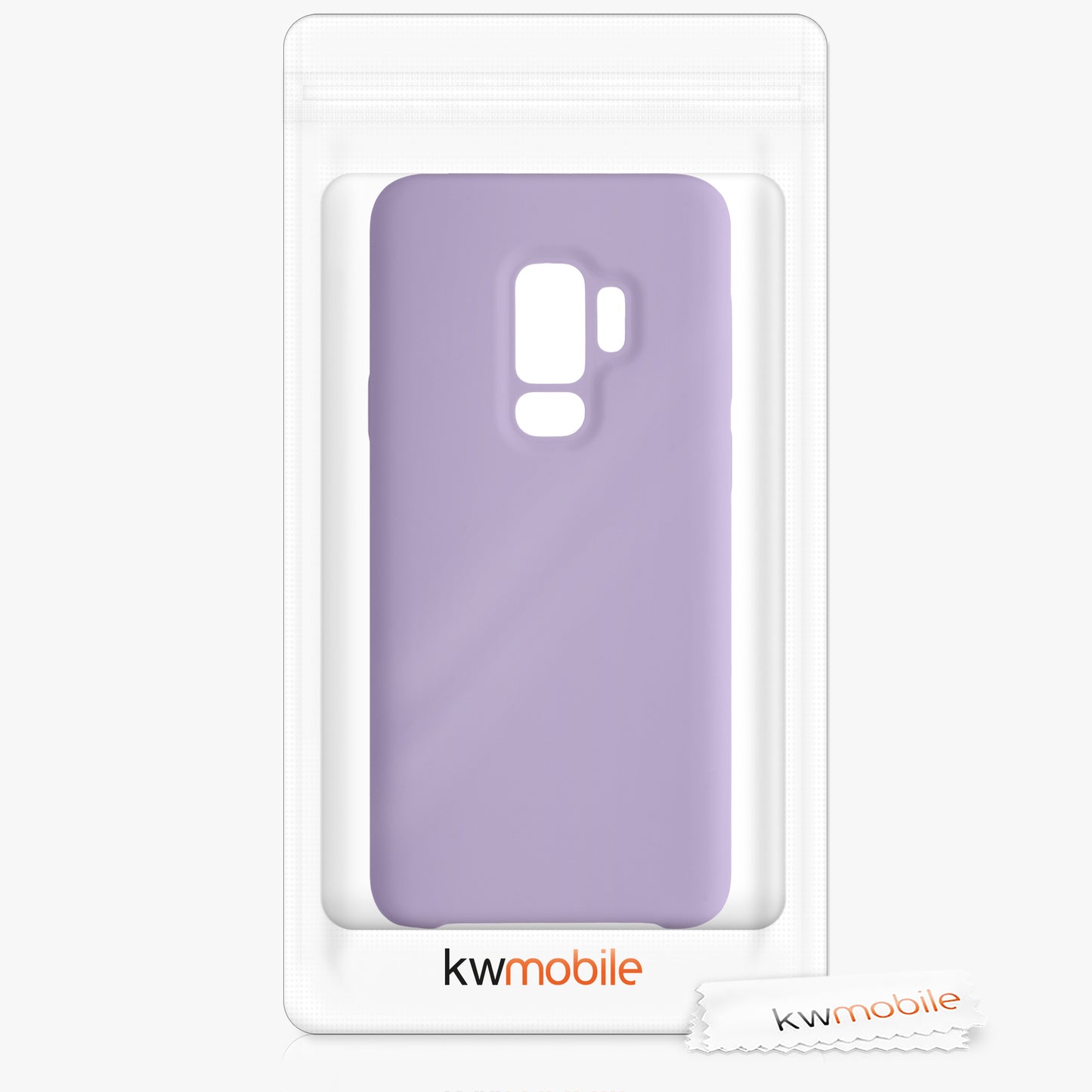 kwmobile Handyhülle für Samsung Galaxy S9 Plus Hülle - Case Silikon - Kabelloses Laden - Schutzhülle Cover