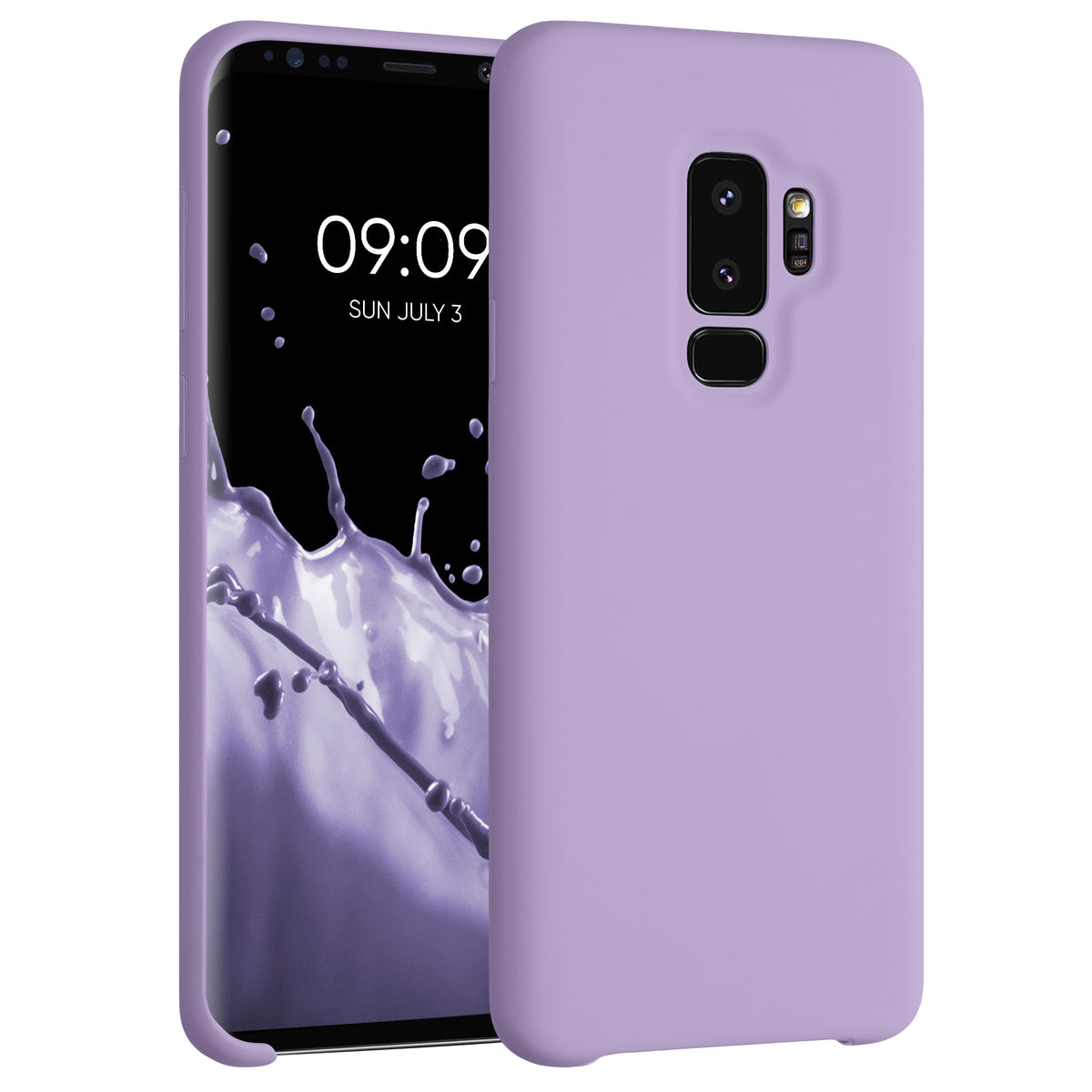 kwmobile Handyhülle für Samsung Galaxy S9 Plus Hülle - Case Silikon - Kabelloses Laden - Schutzhülle Cover