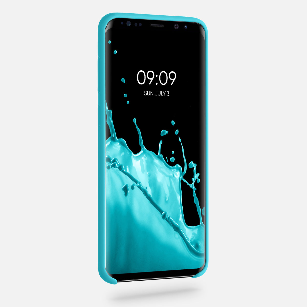 kwmobile Handyhülle für Samsung Galaxy S9 Plus Hülle - Case Silikon - Kabelloses Laden - Schutzhülle Cover