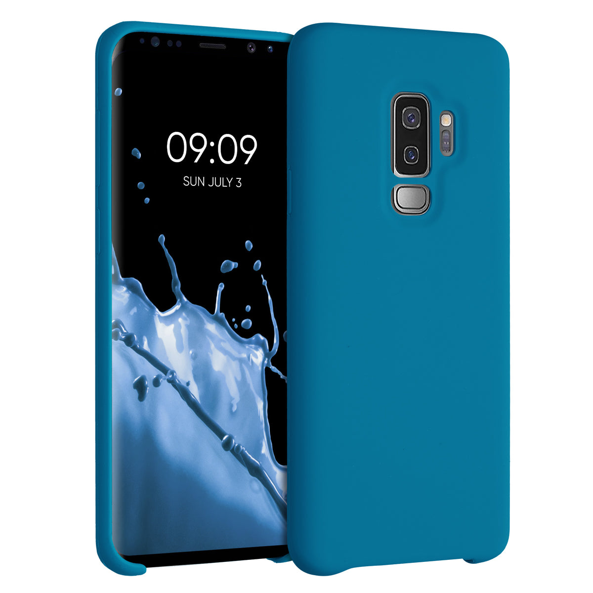 kwmobile Handyhülle für Samsung Galaxy S9 Plus Hülle - Case Silikon - Kabelloses Laden - Schutzhülle Cover