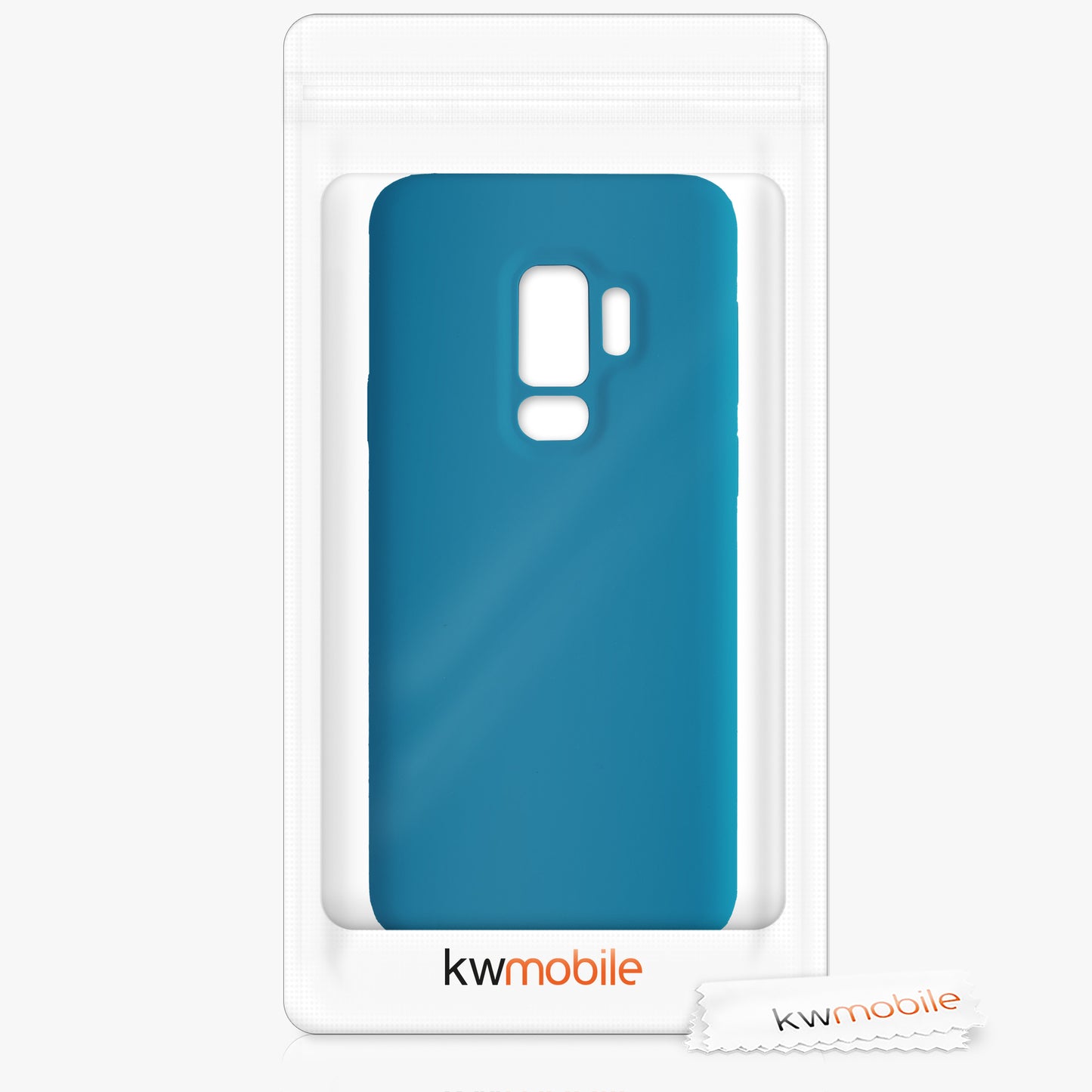 kwmobile Handyhülle für Samsung Galaxy S9 Plus Hülle - Case Silikon - Kabelloses Laden - Schutzhülle Cover