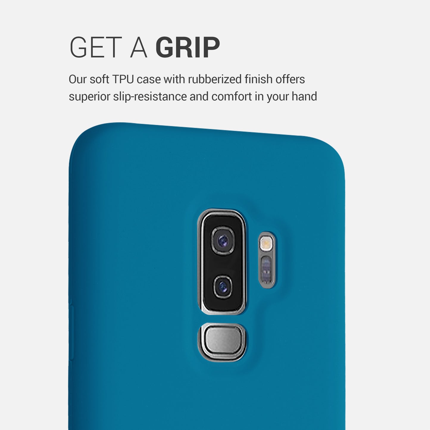 kwmobile Handyhülle für Samsung Galaxy S9 Plus Hülle - Case Silikon - Kabelloses Laden - Schutzhülle Cover
