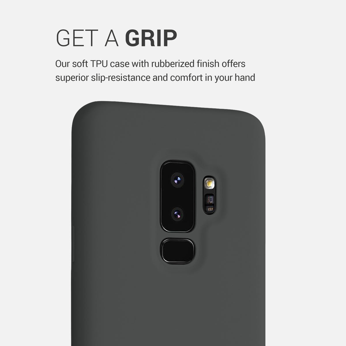 kwmobile Handyhülle für Samsung Galaxy S9 Plus Hülle - Case Silikon - Kabelloses Laden - Schutzhülle Cover