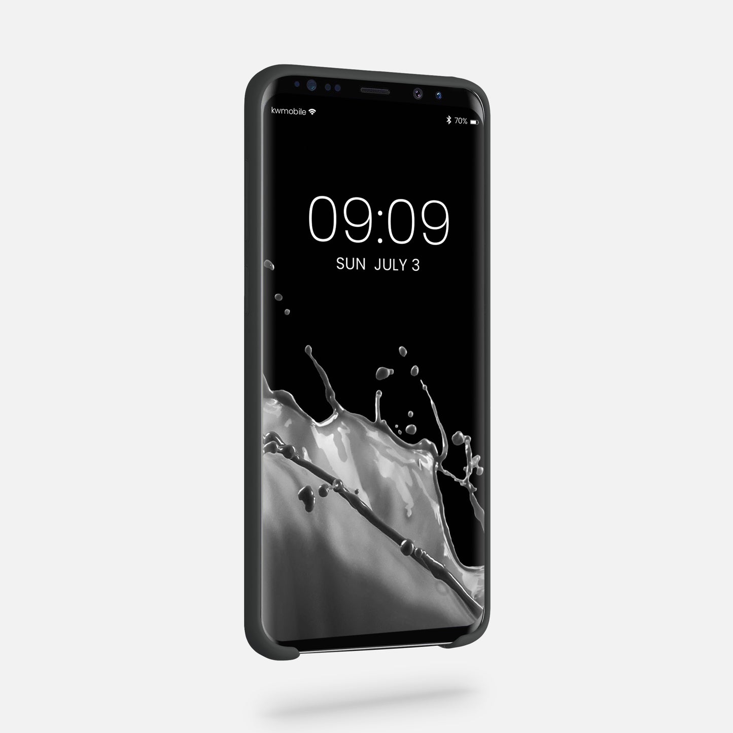 kwmobile Handyhülle für Samsung Galaxy S9 Plus Hülle - Case Silikon - Kabelloses Laden - Schutzhülle Cover