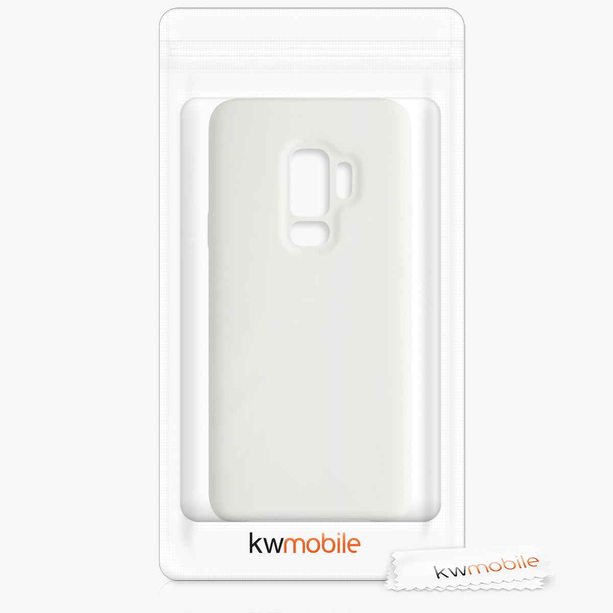 kwmobile Handyhülle für Samsung Galaxy S9 Plus Hülle - Case Silikon - Kabelloses Laden - Schutzhülle Cover