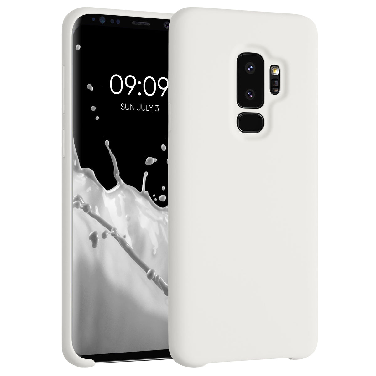 kwmobile Handyhülle für Samsung Galaxy S9 Plus Hülle - Case Silikon - Kabelloses Laden - Schutzhülle Cover