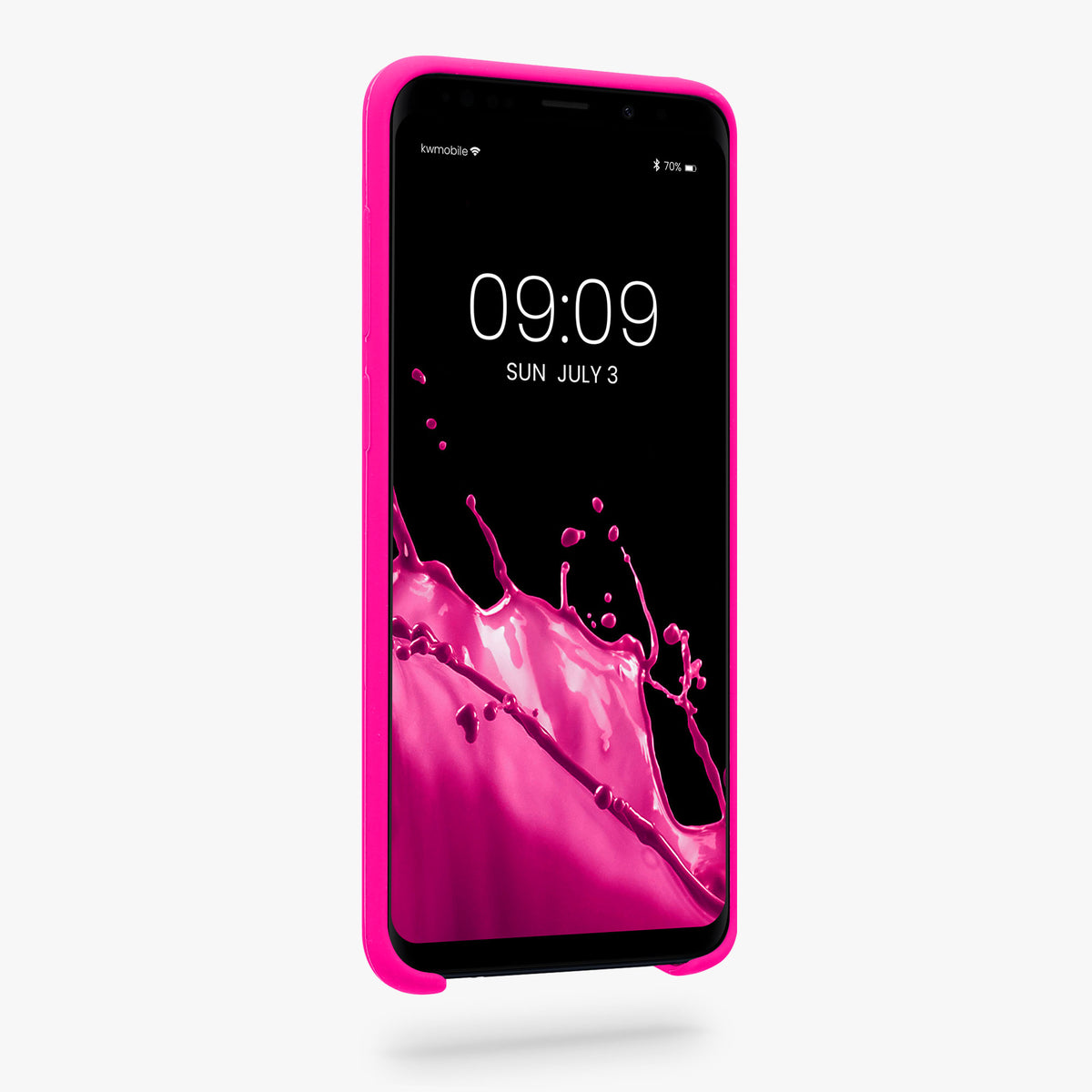 kwmobile Handyhülle für Samsung Galaxy S9 Plus Hülle - Case Silikon - Kabelloses Laden - Schutzhülle Cover