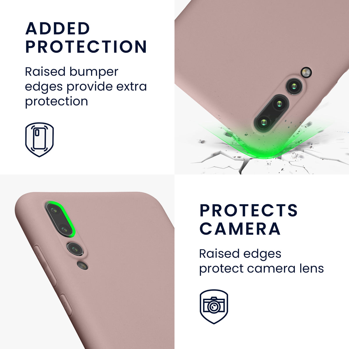 Huawei P20 Pro Handyhülle Silikon Matt