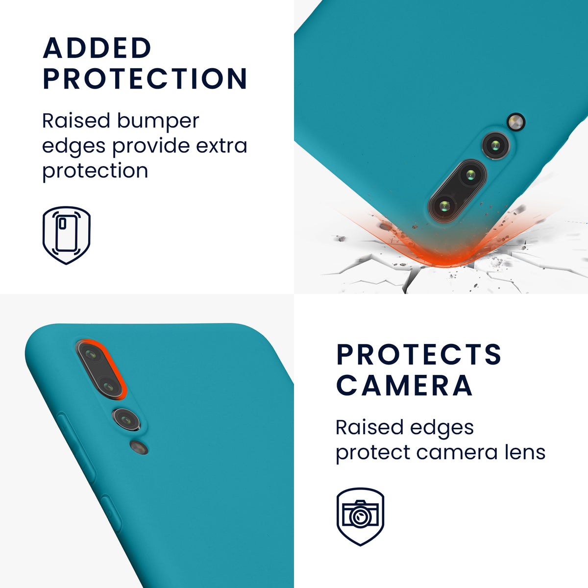 Huawei P20 Pro Handyhülle Silikon Matt