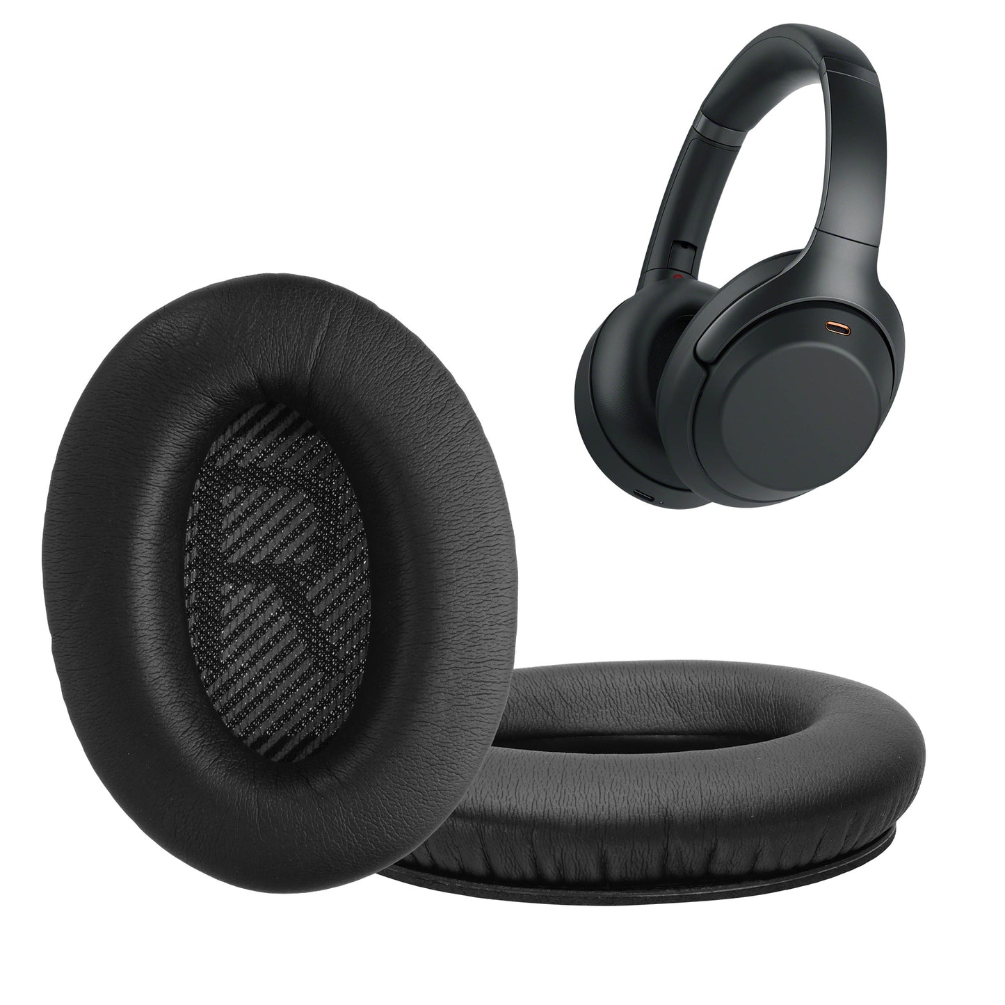 kwmobile Ohr Polster für Bose Quietcomfort Ohrpolster Ersatz Kopfhörer Ersatzteile Kopfhörer Ersatzpolster Over Ear Headphones