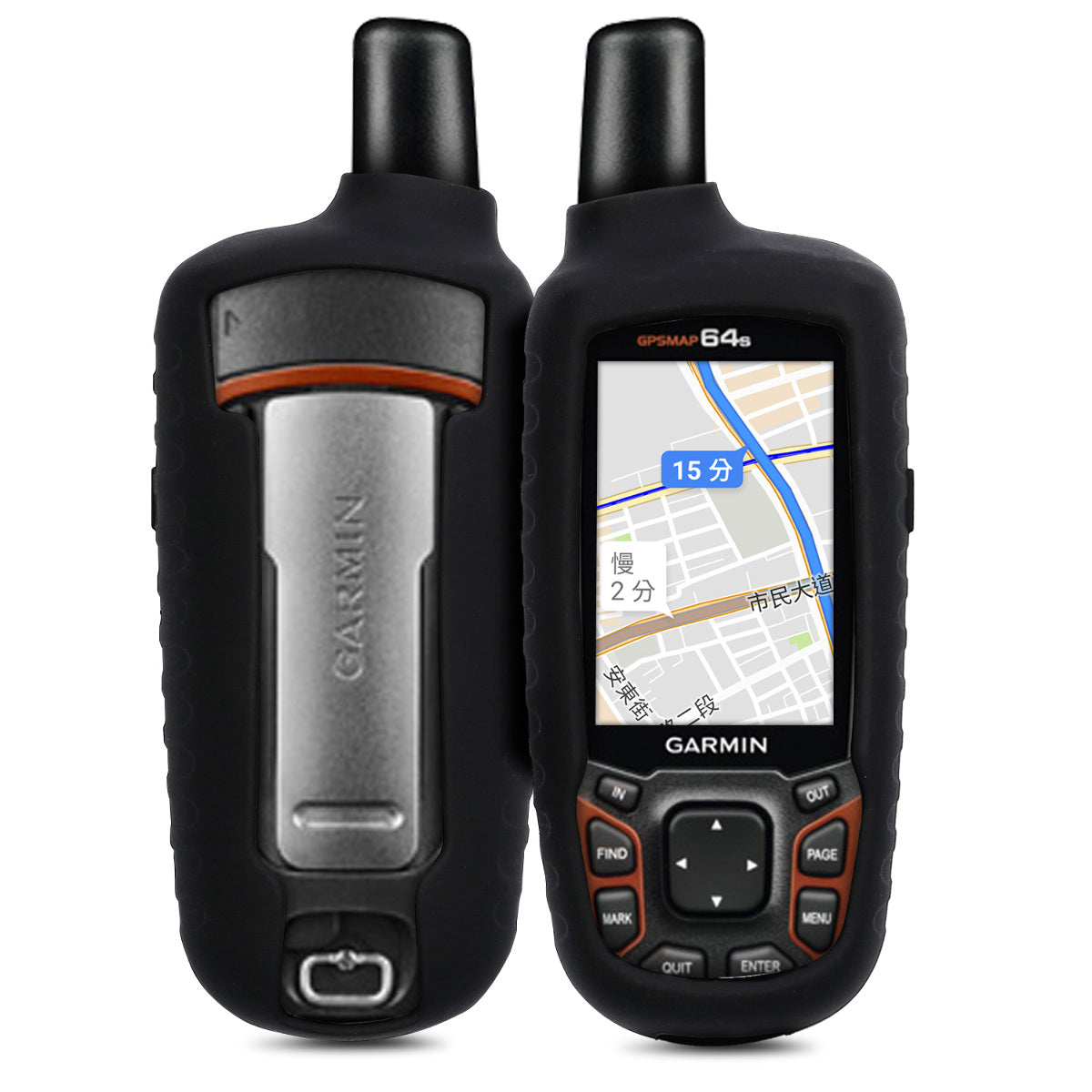 Silikon Hülle kompatibel mit Garmin GPSMAP 64 / 64s / 64st