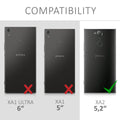 Sony Xperia XA2 Handyhülle mit Kartenfach und Ständer