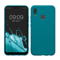 kwmobile Handyhülle für Huawei P20 Lite Hülle - TPU Case - Kabelloses Laden - Schutzhülle Cover in Petrol matt Petrol matt  