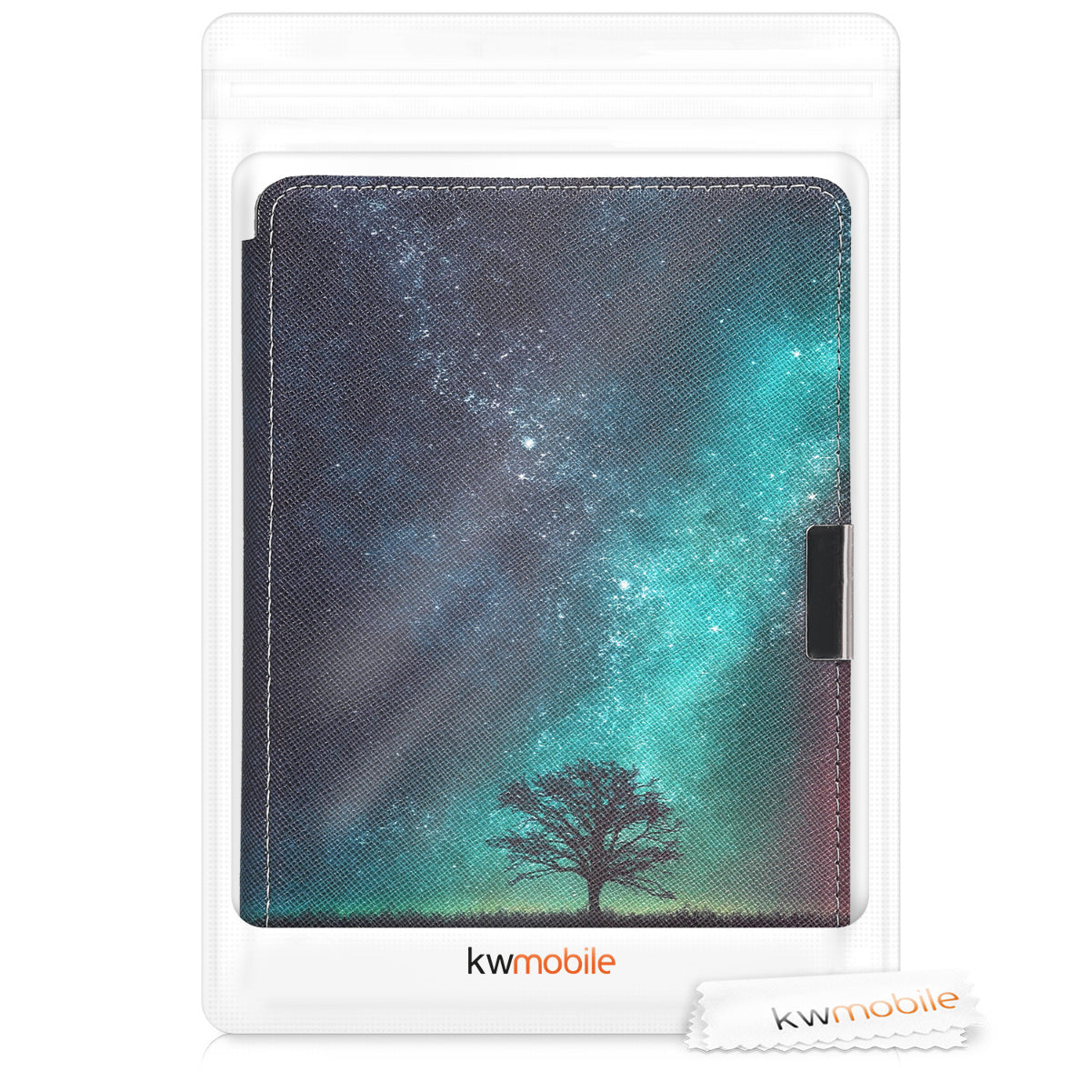 kwmobile Schutzhülle für Kobo Aura Edition 2 Hülle - eReader Flip Case mit Auto Sleep Funktion