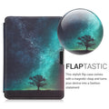 kwmobile Schutzhülle für Kobo Aura Edition 2 Hülle - eReader Flip Case mit Auto Sleep Funktion