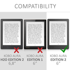 Kobo Aura Edition 2 mit Auto-Sleep eReader Flip Case Kosmische Natur