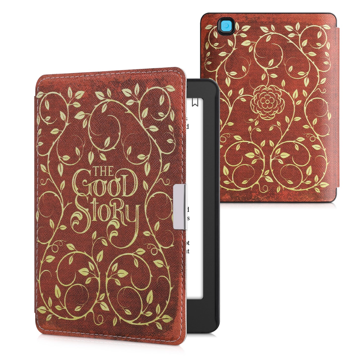 kwmobile Schutzhülle für Kobo Aura Edition 2 Hülle - eReader Flip Case mit Auto Sleep Funktion