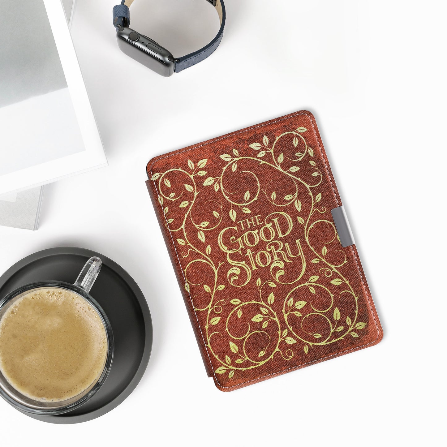 kwmobile Schutzhülle für Kobo Aura Edition 2 Hülle - eReader Flip Case mit Auto Sleep Funktion