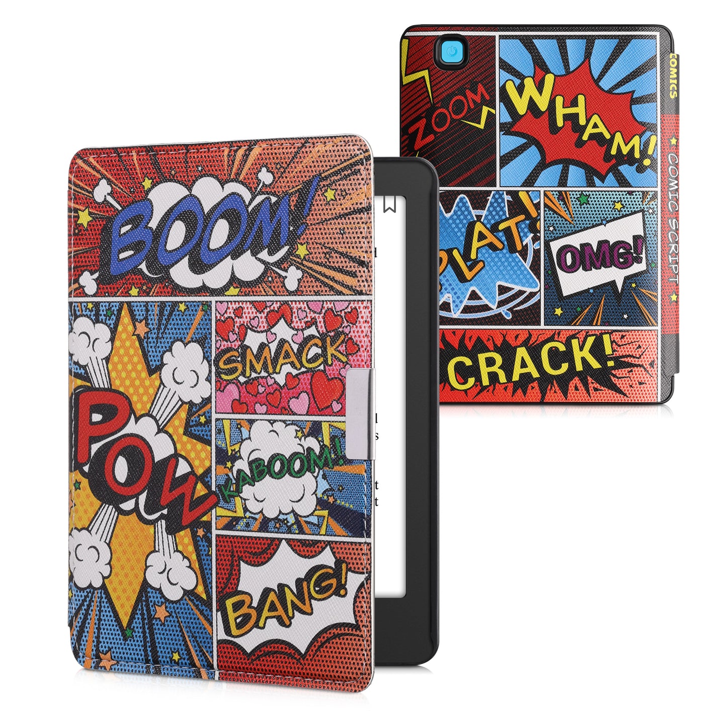 kwmobile Schutzhülle für Kobo Aura Edition 2 Hülle - eReader Flip Case mit Auto Sleep Funktion