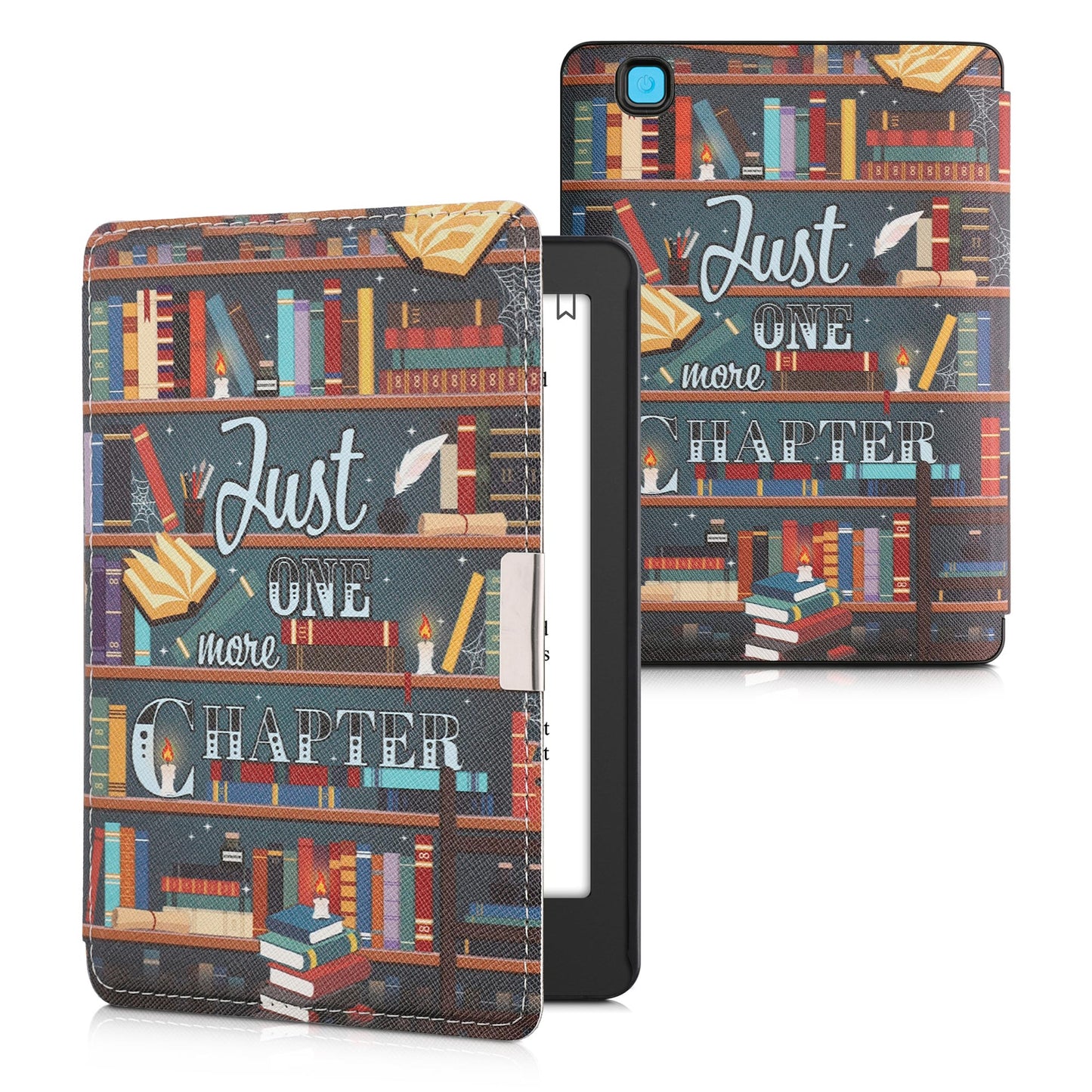 kwmobile Schutzhülle für Kobo Aura Edition 2 Hülle - eReader Flip Case mit Auto Sleep Funktion