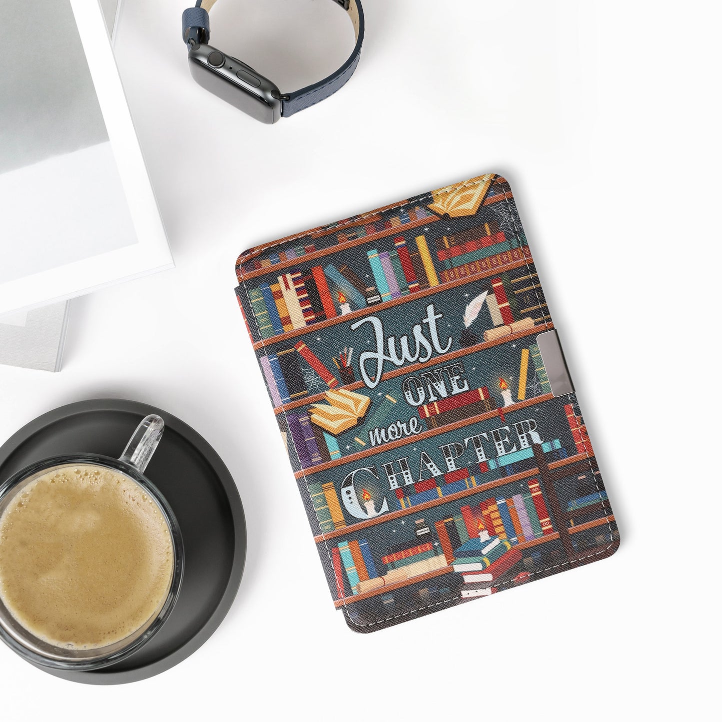 kwmobile Schutzhülle für Kobo Aura Edition 2 Hülle - eReader Flip Case mit Auto Sleep Funktion