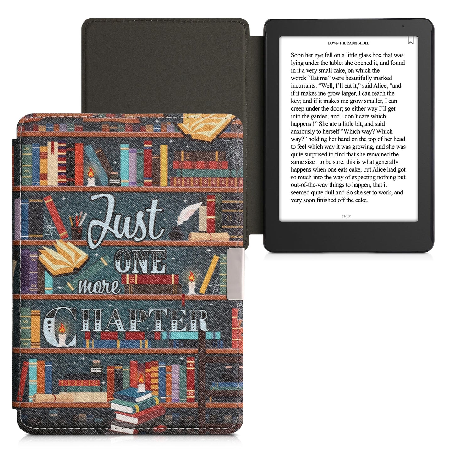 kwmobile Schutzhülle für Kobo Aura Edition 2 Hülle - eReader Flip Case mit Auto Sleep Funktion
