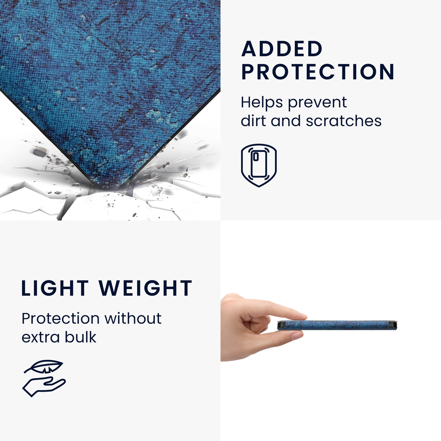 kwmobile Schutzhülle für Kobo Aura Edition 2 Hülle - eReader Flip Case mit Auto Sleep Funktion