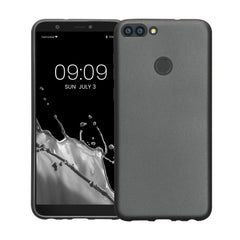 Huawei Enjoy 7S / P Smart (2017) Silikon Handyhülle Metallic