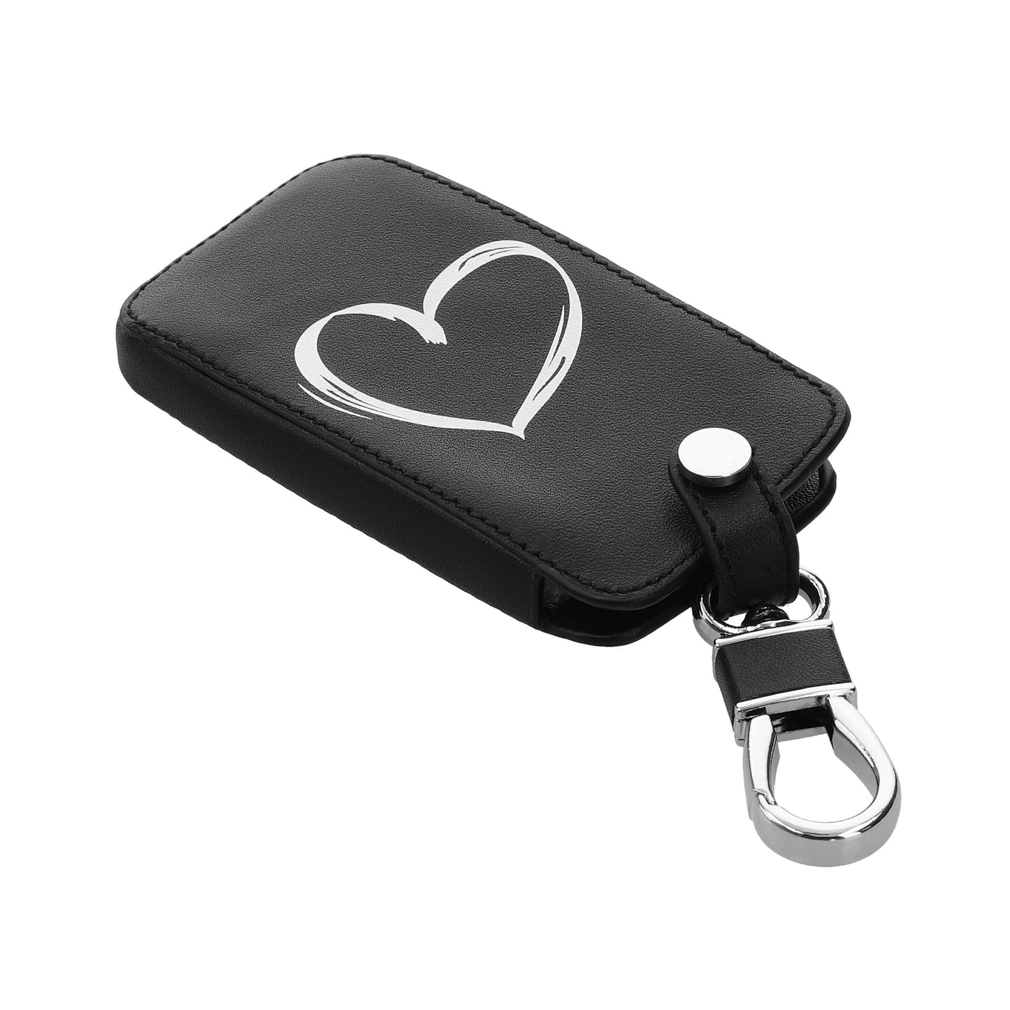Renault 4-Tasten Smartkey Autoschlüssel Keyless Go Kunstleder Schlüsselhülle