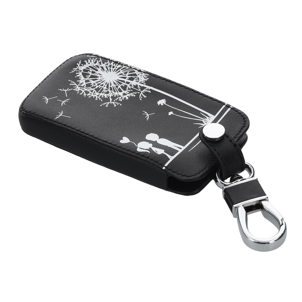 Renault 4-Tasten Smartkey Autoschlüssel Keyless Go Kunstleder Schlüsselhülle
