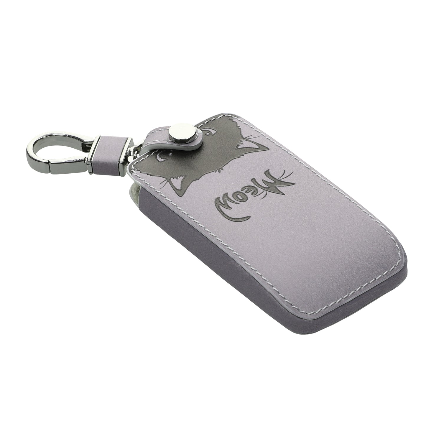 Renault 4-Tasten Smartkey Autoschlüssel Keyless Go Kunstleder Schlüsselhülle