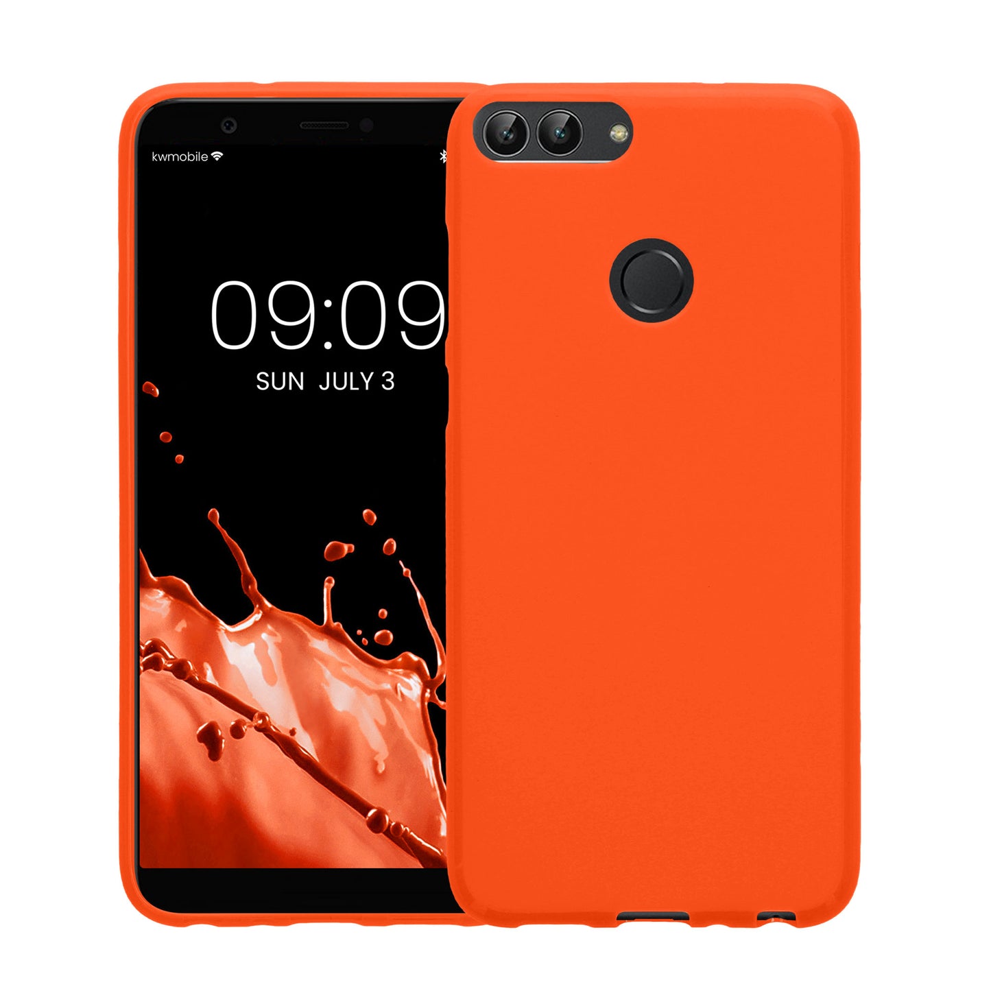 kwmobile Handyhülle für Huawei Enjoy 7S / P Smart (2017) Hülle - Kabelloses Laden - Schutzhülle Cover