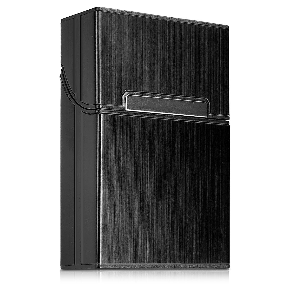 kwmobile Zigarettenetui Zigarettenbox Hülle für Zigaretten - Zigaretten Etui mit Magnetverschluss - Aluminium Beschichtung