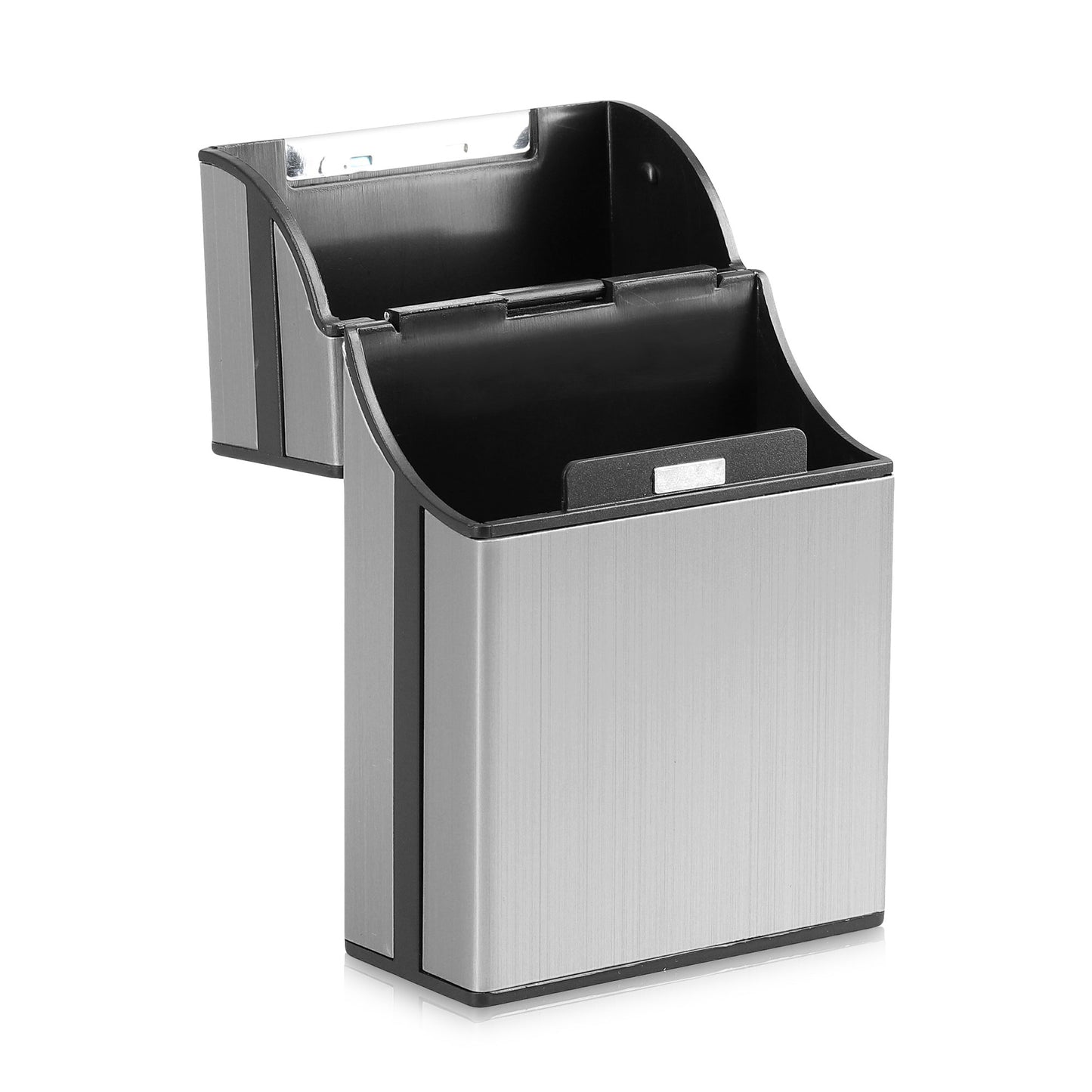kwmobile Zigarettenetui Zigarettenbox Hülle für Zigaretten - Zigaretten Etui mit Magnetverschluss - Aluminium Beschichtung