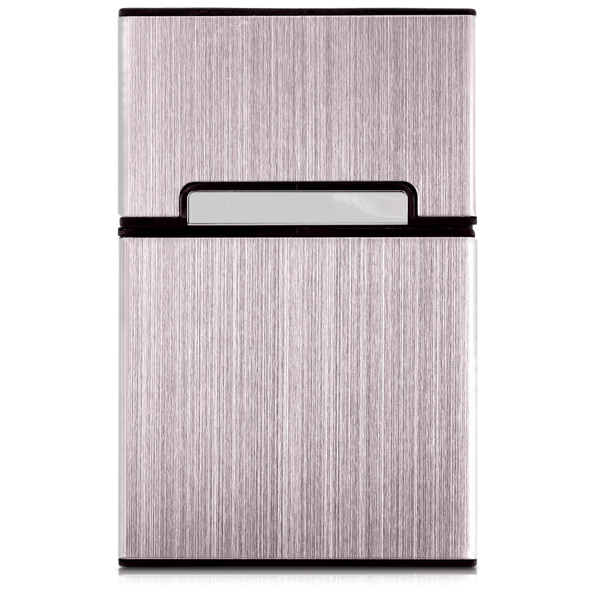 kwmobile Zigarettenetui Zigarettenbox Hülle für Zigaretten - Zigaretten Etui mit Magnetverschluss - Aluminium Beschichtung