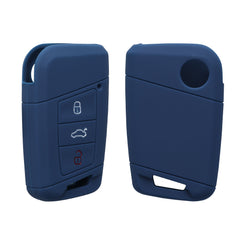 VW 3-Tasten Autoschlüssel (nur Keyless Go) Schlüsselhülle Silikon