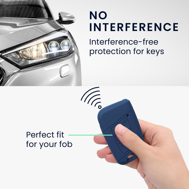 VW 3-Tasten Autoschlüssel (nur Keyless Go) Schlüsselhülle Silikon