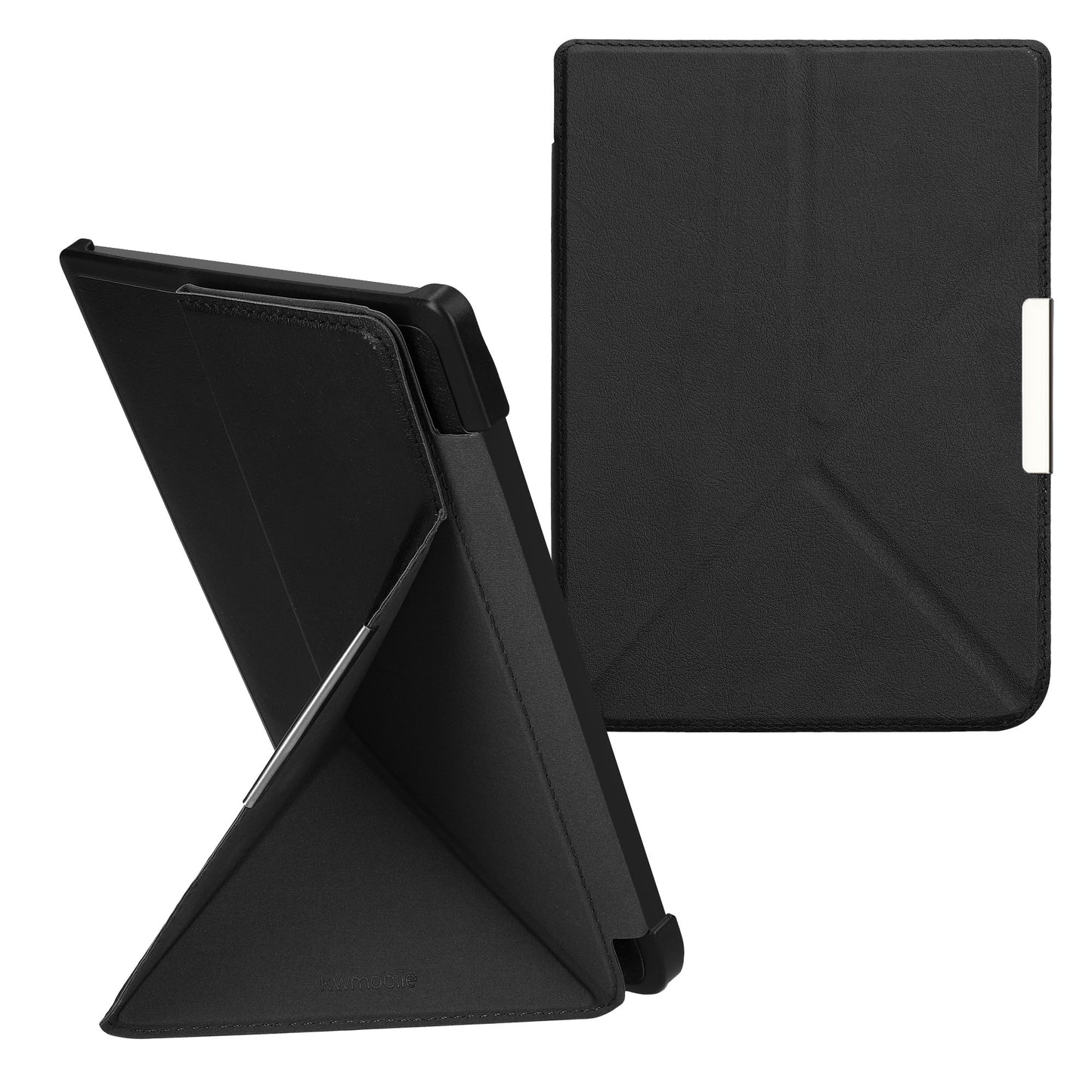 kwmobile Schutzhülle für Pocketbook InkPad 3 / 3 Pro / Color / Vivlio InkPad 3 Hülle - eReader Klapphülle mit Auto Sleep Funktion - Cover mit Ständer