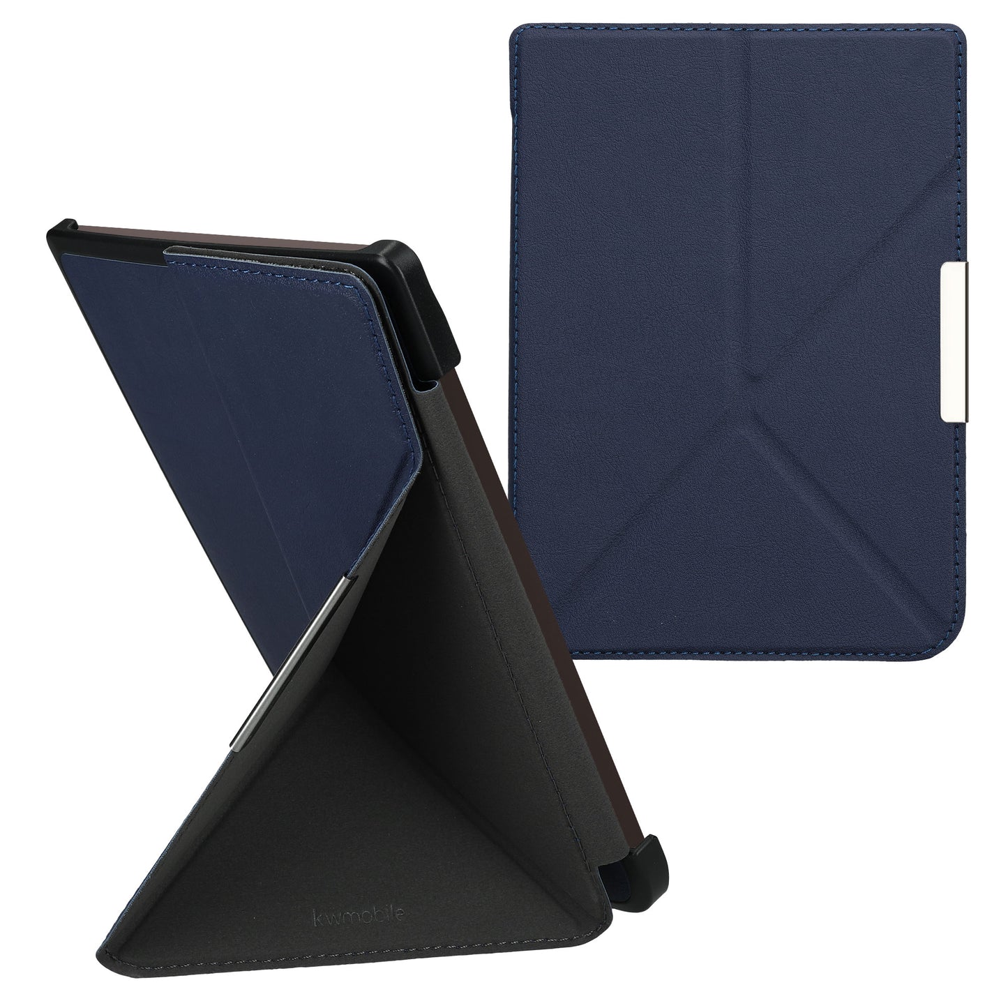 kwmobile Schutzhülle für Pocketbook InkPad 3 / 3 Pro / Color / Vivlio InkPad 3 Hülle - eReader Klapphülle mit Auto Sleep Funktion - Cover mit Ständer